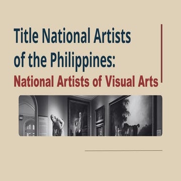 Visual-Art-Artists of the Philippines pptx