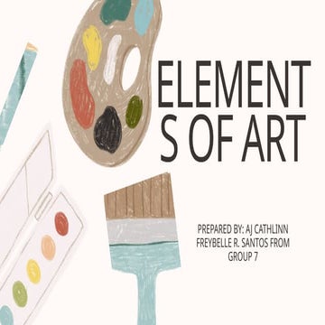 Visual-Arts.pptx power point elements of art the line, shape, form | PPTX