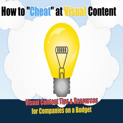 Visual content marketing cheat sheet