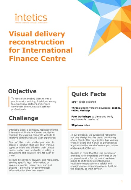 Visual delivery-reconstruction-for-international Finance Centre