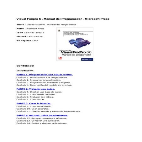 Visual fox-pro para clases | PDF