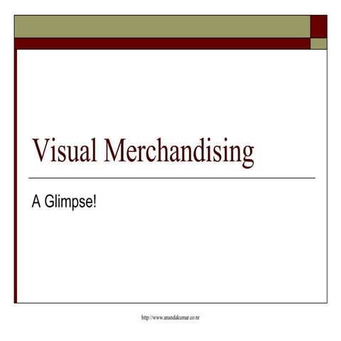 5 Key Elements of Visual Merchandising | PDF