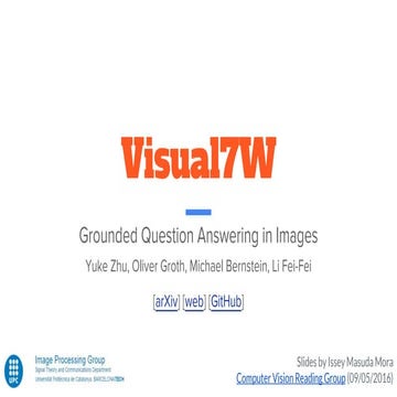 Visual7W  Grounded Question Answering in Images