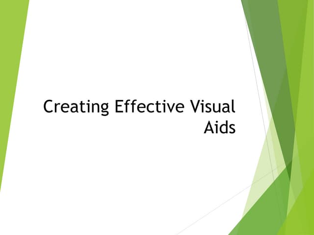 Visual aids