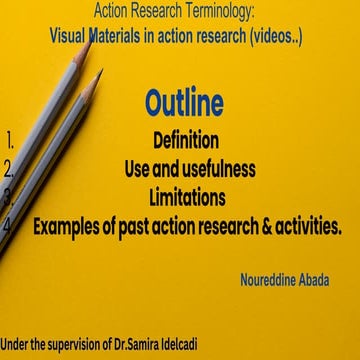 Visual Aids Action Research in action research.