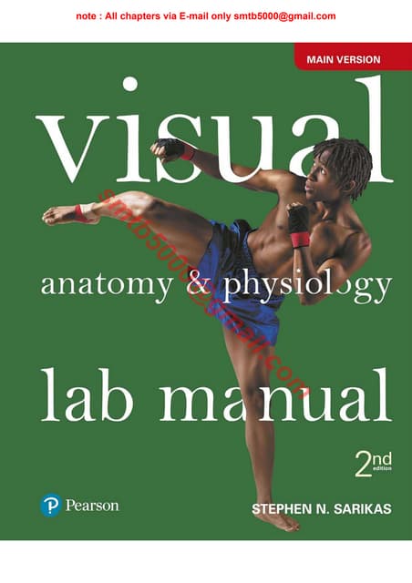 Visual Anatomy and Physiology Lab Manual Main Version 2nd Edition by Sarikas Test Bank.pdf