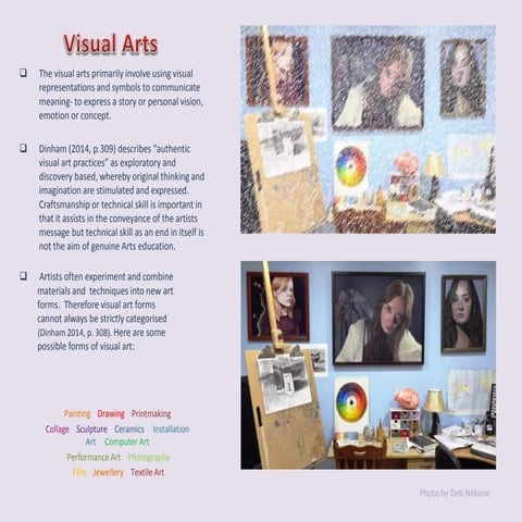 Visual Arts - Design elements & Principles with original images