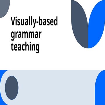 Visual grammar teaching uses images, diagrams, color-coding, and ...