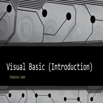 Visual basic | PPT