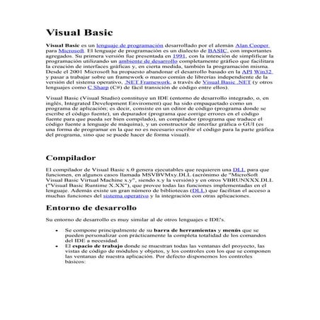 Visual basic 6.0 | DOCX