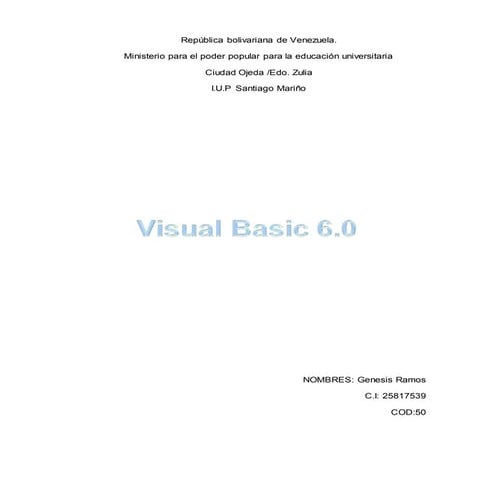 Visual basic