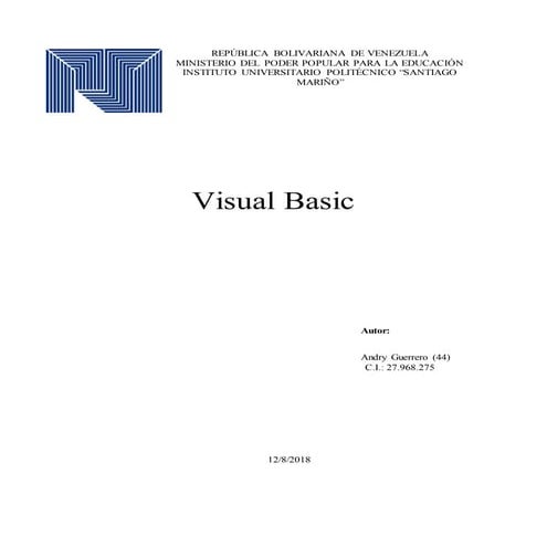 Visual basic