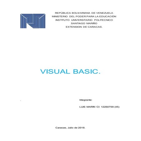 Visual basic