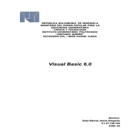 Visual basic 6.0