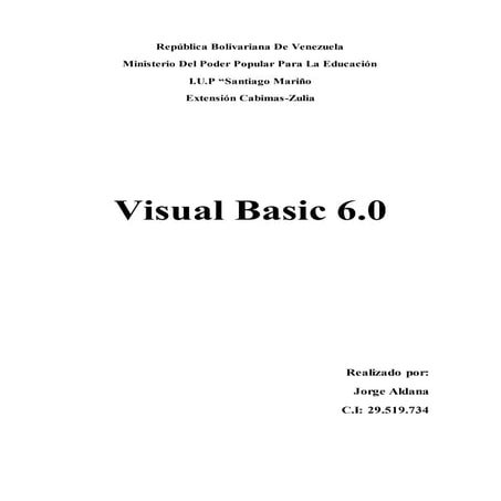 Visual basic 6.0