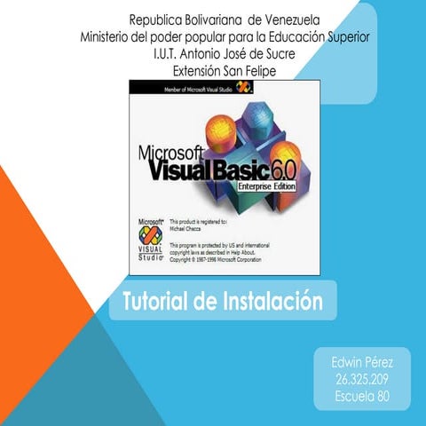 Visual Basic Edwin Perez | PPTX