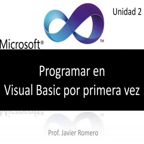 Visual basic por primera vez
