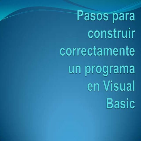 Visual Basic Presentacion