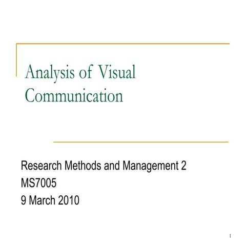 Visual communication