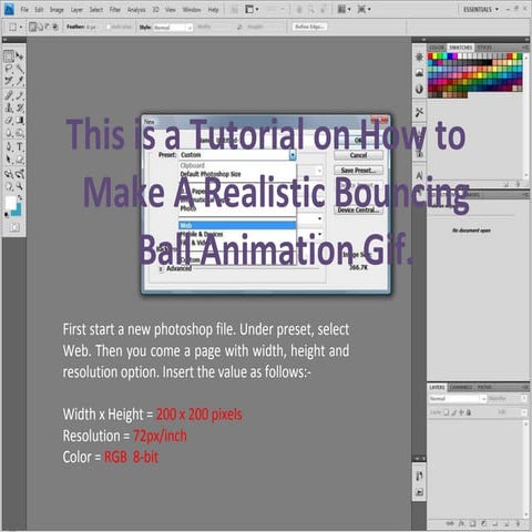 How to start a simple animation.