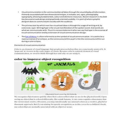 Visual communication