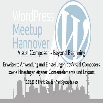 WordPress - Visual Composer - Beyond beginning