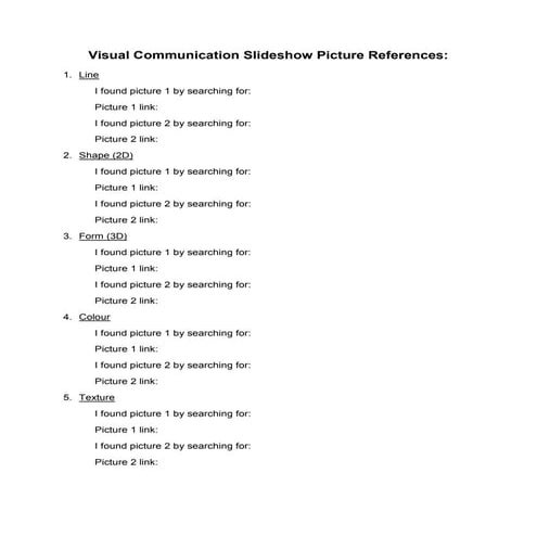 Visual composition slideshow references (1) Michael mierau