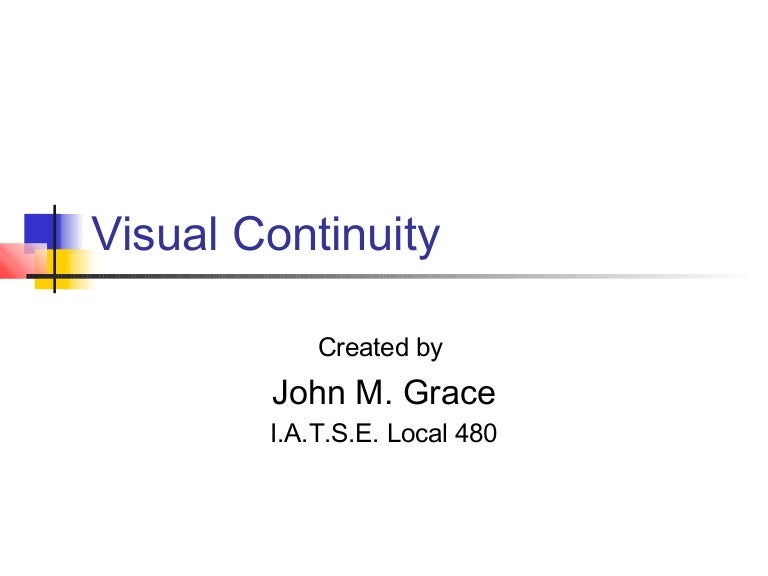 Visual Continuity