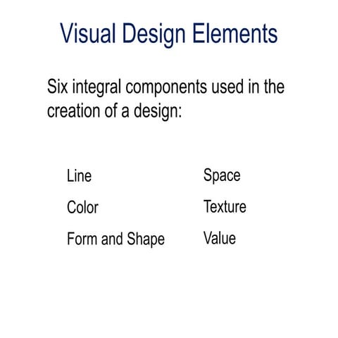 visual design element.ppt