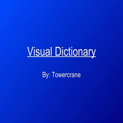 Visual Dictionary | PPT