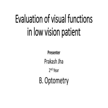 Visual function in LV patients.pptx