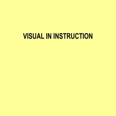 Visual in Instruction