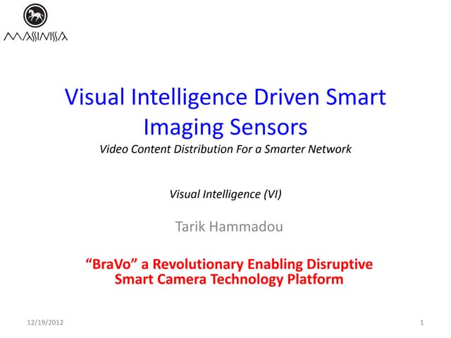 Visual intelligence driven smart imaging sensors