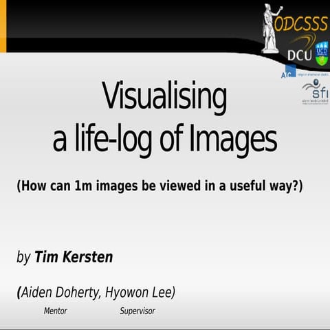 Visualising A Lifelog Of Images (midterm)