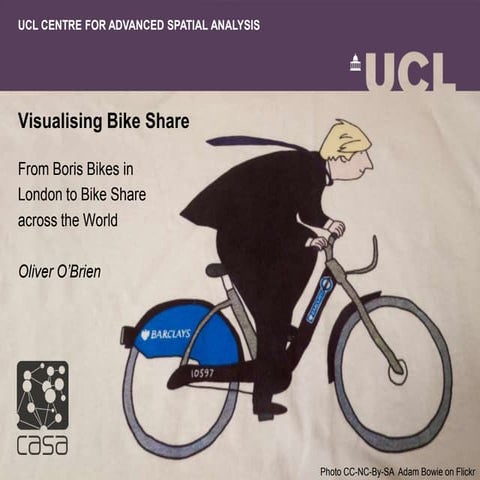 Visualising Bike Share (#geomob 21 October 2010)