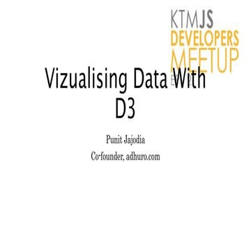 Visualizing data with d3