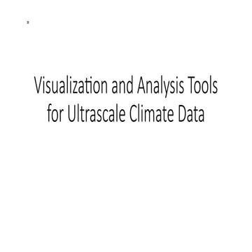 Visualization Climate Data opium in contrast  to community standarad.pptx