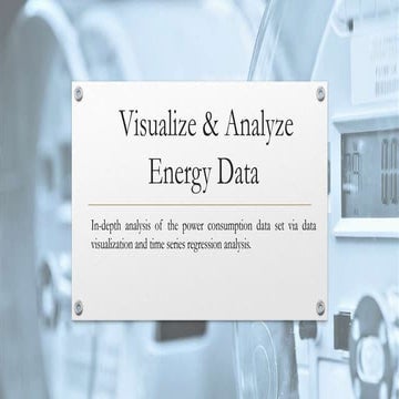Visualize & analyze energy data | PPTX
