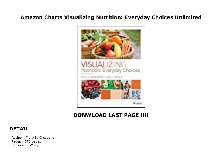 Amazon Charts Visualizing Nutrition Everyday Choices Unlimited
