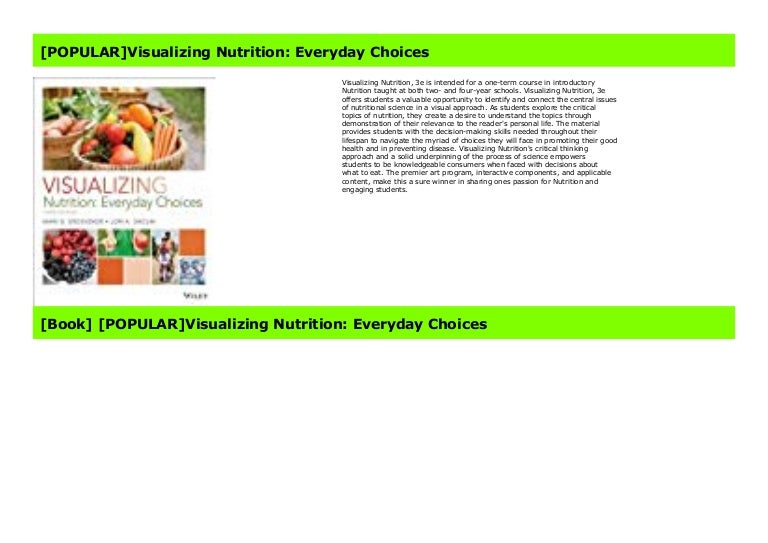 [POPULAR]Visualizing Nutrition Everyday Choices