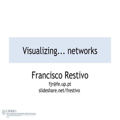Visualizing networks