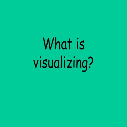 Intro to Visualizing (Reading Strategy) | Alex Noudelman