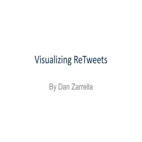 Visualizing Re Tweets