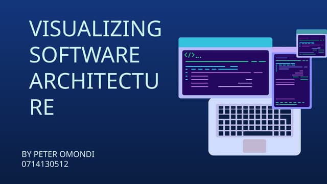Visualizing Software Architecture and visualizations