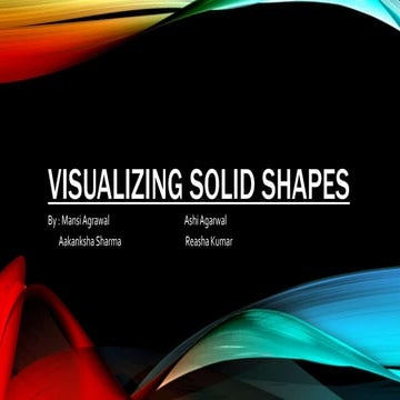 Visualizing solid shapes