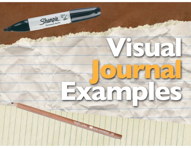 What Makes A Good Visual Journal assessment Examples 