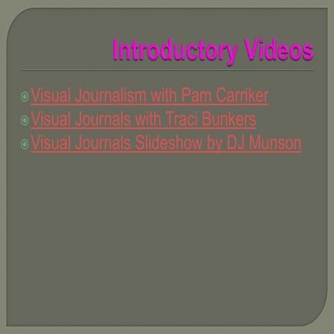 Visual Journals | PPTX