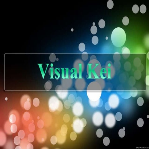 Tribus urbanas visual kei | PPTX