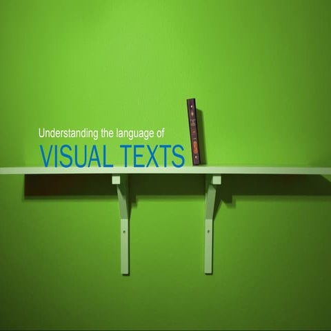 Visual language skills y9