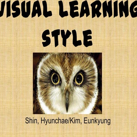 Visual learning style
